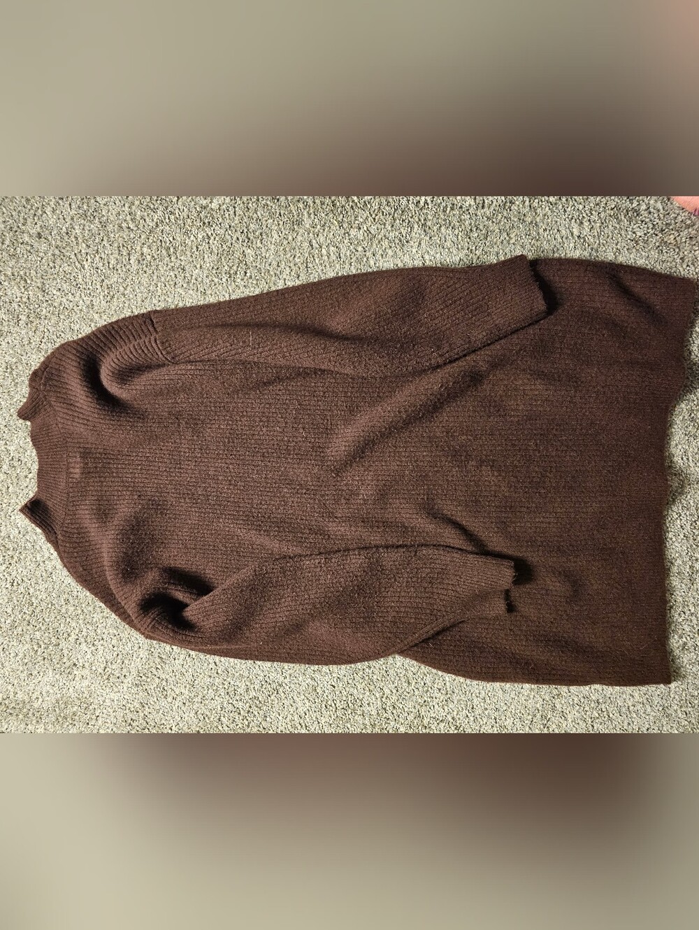 a new day Men's Brown Turtleneck Knit Sweater